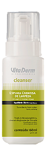 Cleanser Espuma Cremosa de Limpeza 160ml - Vita Derm