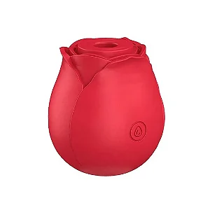 Rosa Estimuladora de Clitóris com 10 Modos de Pulsação