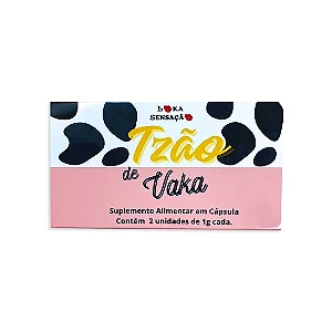 Tzão de Vaca Suplemento Alimentar em Cápsula com 2 Unidades