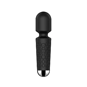 Mini Toy Vibrador Varinha Mágica com 20 Modos de Vibrações e 8 Níveis de Velocidade