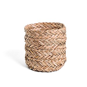 Cesto Decorativo em Fibra Trançada