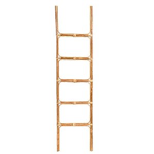 Escada Decorativa Rattan de Madeira