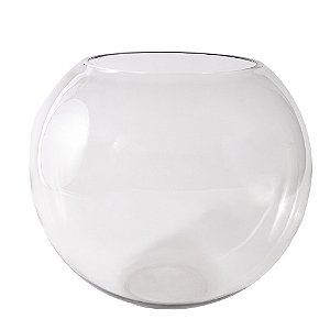 Aquário De Vidro Redondo - M