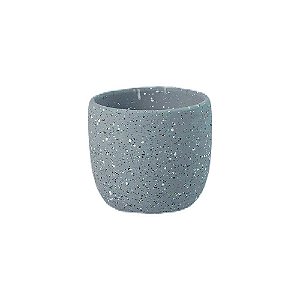 Cachepot Fulget Cinza Cerâmica