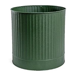 Cachepot de Ferro Verde - Jogo 3 Peças