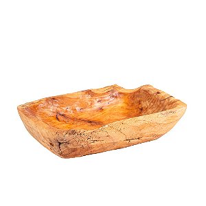 Base de Tronco de Madeira Concava