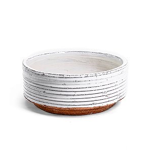 Tijela de Cerâmica Terracota Listrado Decorativo