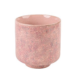Vaso Cachepot Rose Cerâmica