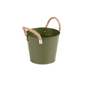 Vaso Cachepot Camadas Metal