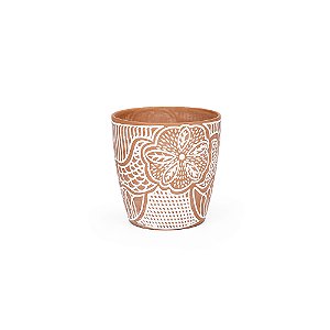 Cachepot Floral Ceramica Caucaia P