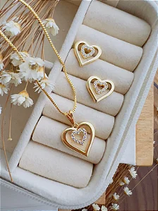 Conjunto Folheado Eternal Love