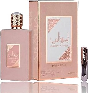 Perfume Ameerat Al Arab Prive Rose, Princess of Arábia Prive Rose Eau de Parfum Woman Oud Oriental Musk 100 ml