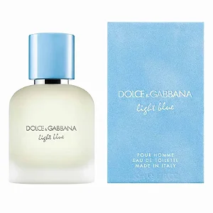 PERFUME LIGHT BLUE POUR HOMME DOLCE&GABBANA EAU DE TOILETTE MASCULINO 200ML