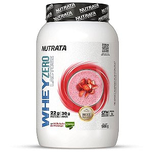 WHEY ZERO LACTOSE 900G NUTRATA
