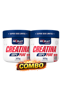 2X CREATINA ABSOLUT 300G - 100% PURA