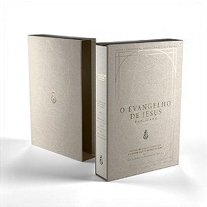 O Evangelho de Jesus explicado - Comentários, Mapas, Fotografias e Ilustrações (CAPA DURA)