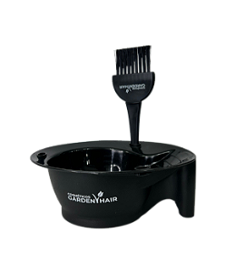 Kit Tigela e Pincel - Garden Hair