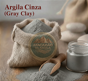 ARGILA CINZA - ATACADO