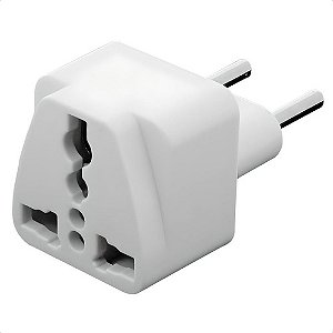 Adaptador Tomada Viagem Universal Internacional Quadrada