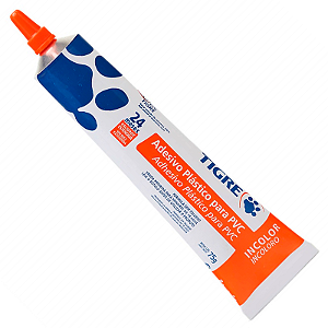 Adesivo Pvc Incolor 75 G Bisnaga Tigre