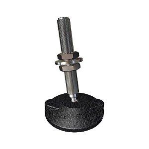 Amortecedor Articulado Ii  M12 X 100mm 50kg Vibra Stop Preto