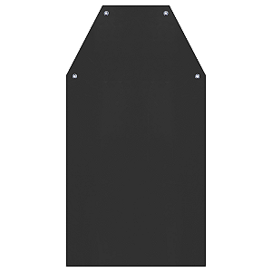 Avental Pvc 0,70x1,2m Preto Plastcor