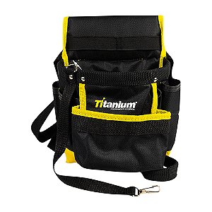 Bolsa P/ Ferramentas C/ 7 Bolsos 26x28cm Titanium