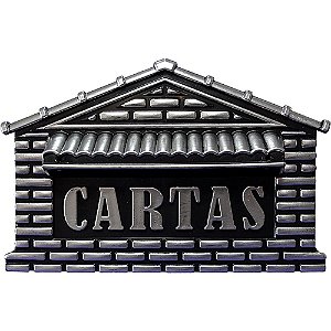 Caixa Carta Plastica Casinha N04 Prata Media Real