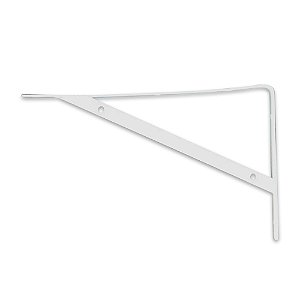 Cantoneira Mao Francesa Leve Branca 30cm