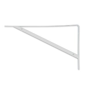 Cantoneira Mao Francesa Leve Branca 40cm