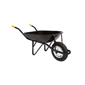 Carrinho de Mao Pedreiro 45l Ch26 Pneu Camara 3,25 X 8" Preto