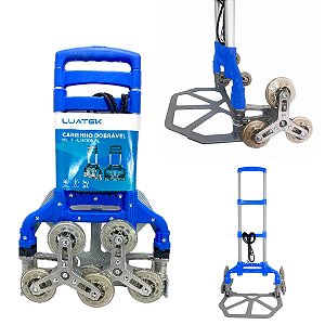 Carrinho Multifuncional Dobravel 70kg Lwj-194 Luatek