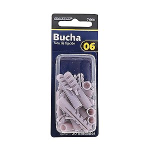 Cartela Bucha S/ Anel N.06 C/20 7660 Brasfort