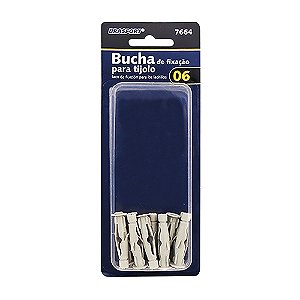 Cartela Bucha Tijolo N.06 C/10 7664 Brasfort