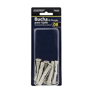 Cartela Bucha Tijolo N.08 C/06 7665 Brasfort