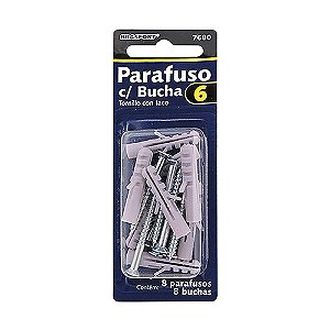 Cartela Paraf C/bucha N.06 C/08 7680 Brasfort