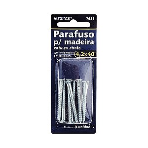 Cartela Paraf Mad Chata 4,2x40 C/08 Brasfort