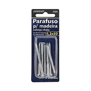 Cartela Paraf Mad Chata 4,2x50 C/06 Brasfort