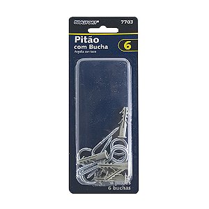 Cartela Pitao C/bucha N.06 C/06 Brasfort