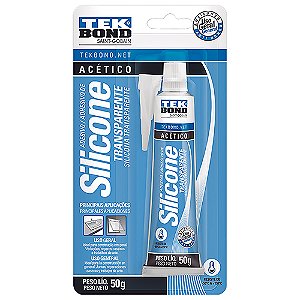 Cola Silicone  50g Transparente Blister