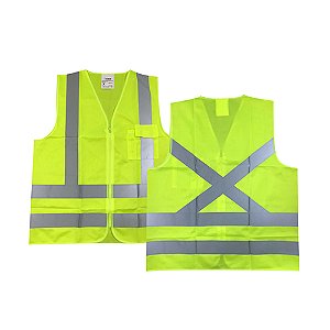 Colete Refletivo Amarelo (D) Xxg 1 Bolso