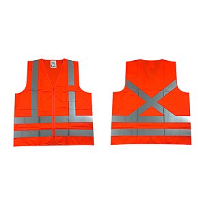 Colete Refletivo Laranja (B) G 1 Bolso
