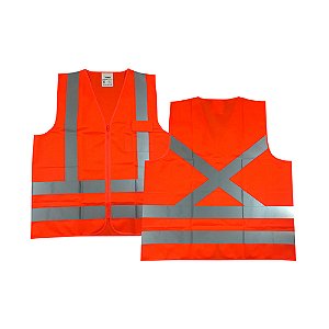 Colete Refletivo Laranja (D) Xxg 1 Bolso