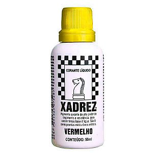 Corante Universal 50ml Amarelo P/tinta Xadrez