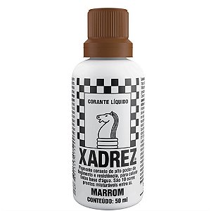 Corante Universal 50ml Marrom P/tinta Xadrez