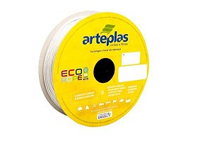 Corda Seda Trançada 06mm Branca Eco Rope Arteplas (Metro)