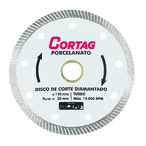 Disco Diamantado Porcelanato 110mmx20mm 4.3/8"
