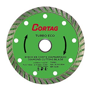 Disco Diamantado Turbo 110mmx20mm 4.3/8"  Eco 60598