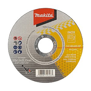 Disco Inox Sped 4.1/2 X 7/8 X 1.0 524 Makita