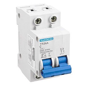 Disjuntor Din Bipolar 50a Curva C Branco ? Tramontina